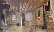 Studio Interior, Model for the Scenery of 'La Lepreuse' - Edouard  (Jean-Edouard) Vuillard