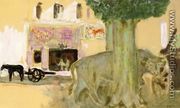 Cow behind a Tree - Pierre Bonnard