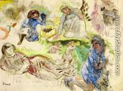 Figure Studies for 'Le Printemps' - Pierre Bonnard