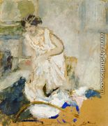 Study of a Woman in a Petticoat - Edouard  (Jean-Edouard) Vuillard