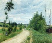 The Auvers Road, Pontoise - Camille Pissarro