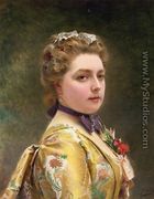 Portrait of a Lady - Gustave Jean Jacquet