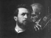 Self-portrait with Death Playing the Fiddle (detail) - Arnold Böcklin
