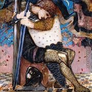 Arthur with Excalibur - Sir Edward Coley Burne-Jones