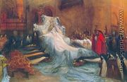 Sarah Bernhardt in 'Sainte Therese d'Avila' - Georges Jules Victor Clairin