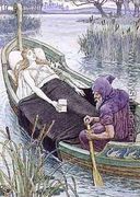 The Death Journey of the Lily Maid of Astolat - Walter Crane