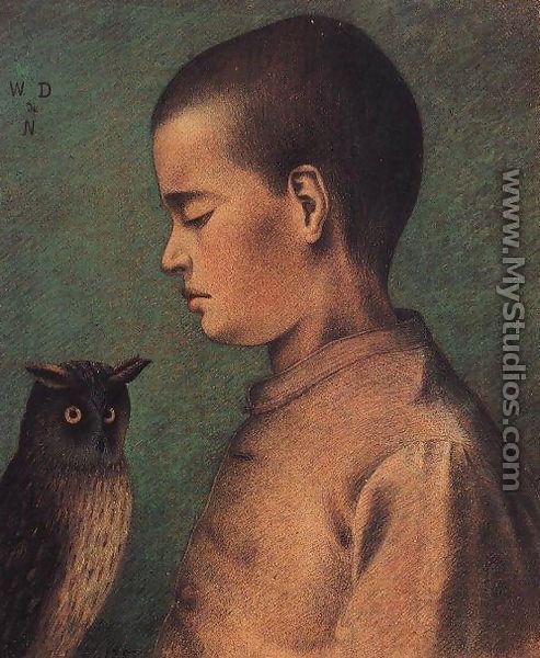 Child with Owl - William Degouve de Nuncques