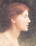 Portrait of Agnes Malliam (Mrs Edward Foster)  - Sir Thomas Francis Dicksee