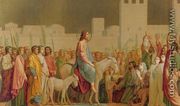 Jesus riding into Jerusalem - Jean Hippolyte Flandrin