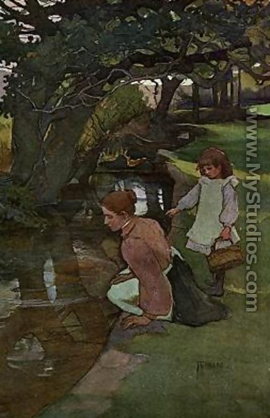 By the Brook - Elizabeth Stanhope Forbes