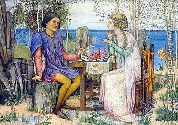 Ferdinand and Miranda, from The Tempest Act V - Edward Reginald Frampton