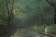 Moonlight After Rain - John Atkinson Grimshaw