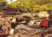 A Waterfall in Glenfinlas - Sir John Everett Millais