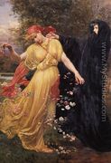 At the First Touch of Winter, Summer Fades Away - Valentine Cameron Prinsep