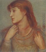 Study of Alexa Wilding - Dante Gabriel Rossetti