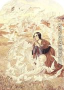 La Vierge aux colombes - Carlos Schwabe