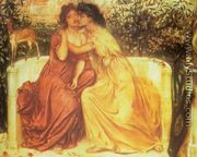 Sappho and Erinna at Mytelene - Simeon Solomon