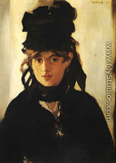Portrait of Berthe Morisot - Edouard Manet