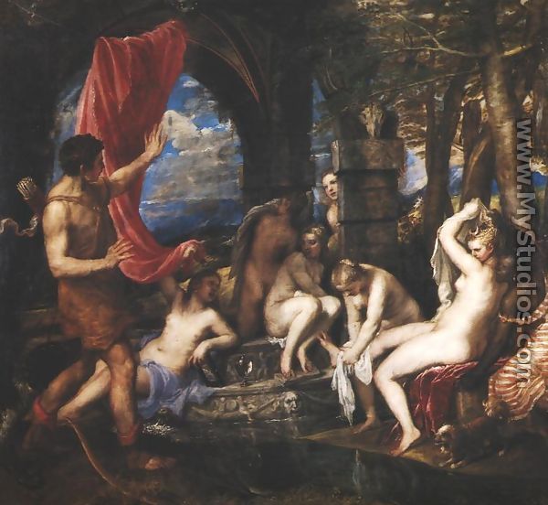 Diana and Actaeon - Tiziano Vecellio (Titian)