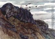 Crows above a Cliff - Adam Chmielowski