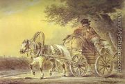 Peasant in a Cart - Aleksander Orlowski