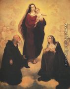 Madonna and Child with St. Leonard and St. Joan - Jan Matejko
