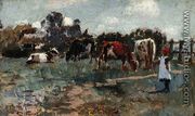 Minding the Cows - Walter Withers