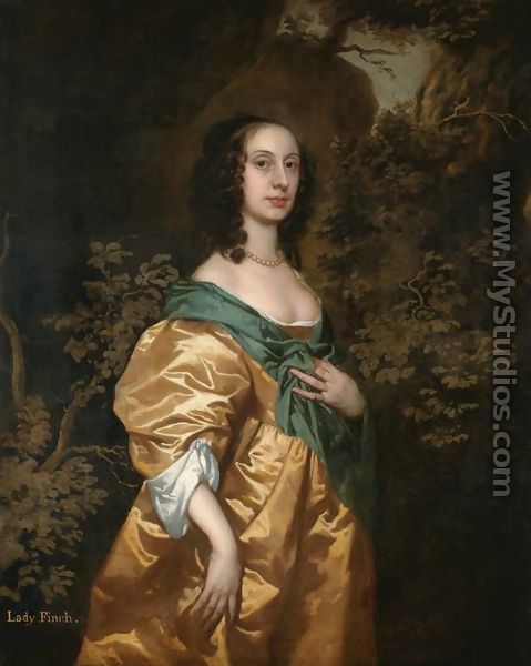 Portrait of Elizabeth Harvey, Lady Finch (1627-1676) - Sir Peter Lely