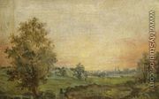 Landscape Near Dedham at Sunset - John Constable