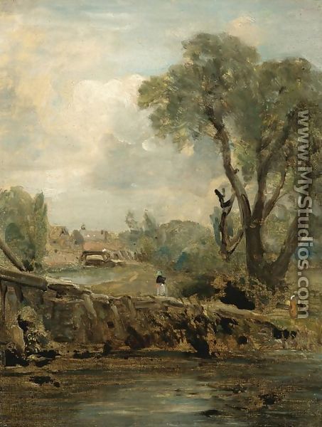 Flatford Mill from the Tow Path - John Constable
