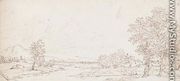 Panoramic View of a River Valley - Bernardo Bellotto (Canaletto)