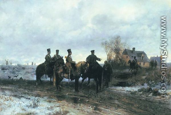 Polish Patrol in 1830 - Maksymilian Gierymski