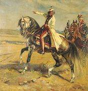 Officers on Horseback - Jan Styka