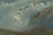 Mountain Peaks in the Clouds - Albert Bierstadt