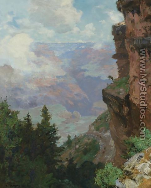 Bright Angel Trail, Grand Canyon - Edward Henry Potthast