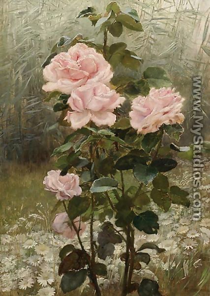 Roses in a Garden - Otolia Kraszewska