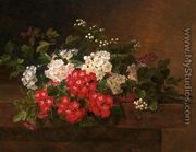 Still Life of Flowers (Blomsteropstilling) - Johan Laurentz Jensen