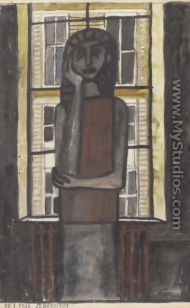 Woman in a Window - Jan Lebenstein