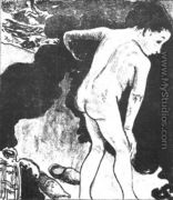Bathing Woman - Paul Gauguin