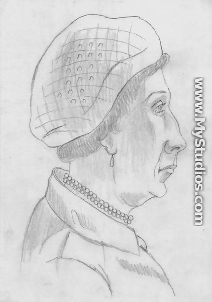 Woman in a Hat - Jerzy Faczynski