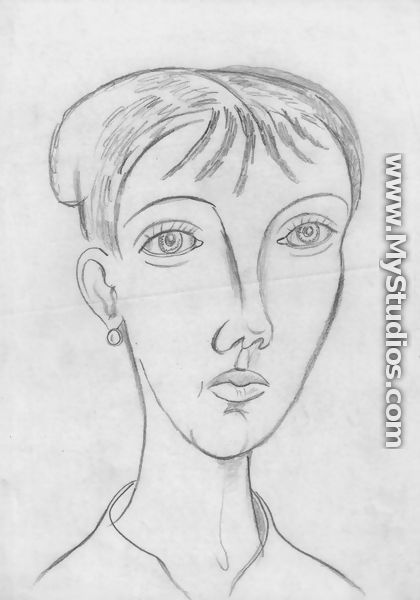 Head of a Woman - Jerzy Faczynski