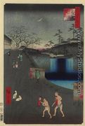 Aoi Slope, Outside Toranomon Gate (Toranomongai Aoizaka) - Utagawa or Ando Hiroshige