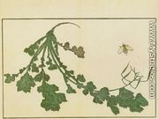 Radish and Bee - Katsushika Hokusai