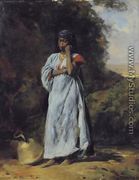 Young Woman by the Nile (Jeune femme devant le Nil) - Eugene Fromentin