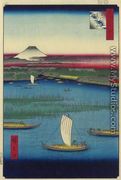 Deep Water at the Division into Three Forks (Mitsumata wakare no fuchi) - Utagawa or Ando Hiroshige
