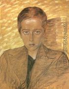 Portrait of a Young Woman - Stanislaw Ignacy Witkiewicz (Witkacy)