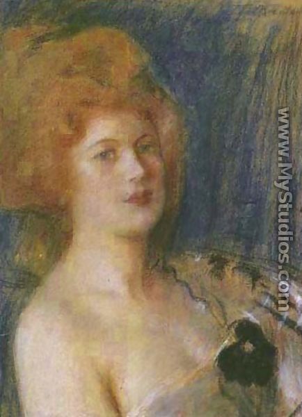 Red-Haired Girl - Teodor Axentowicz