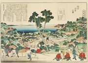 Surveying a Region (Chiho sokuryo no zu) - Katsushika Hokusai