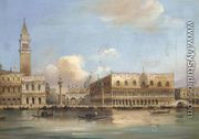 View of the Doge's Palace and St. Mark's Square from the Grand Canal - Carlo Grubacs