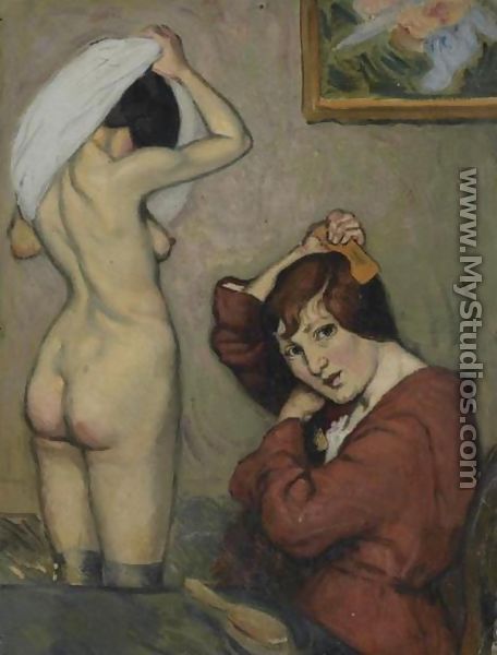 Femmes à leur toilette - Louis Anquetin